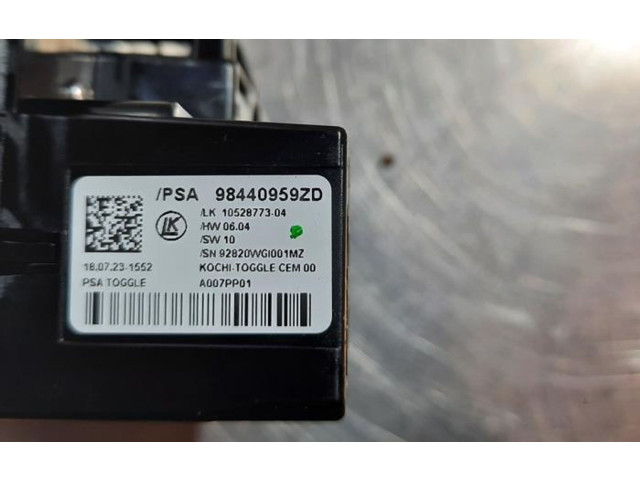 Селектор переключения передач  98440959ZD   Peugeot 308 