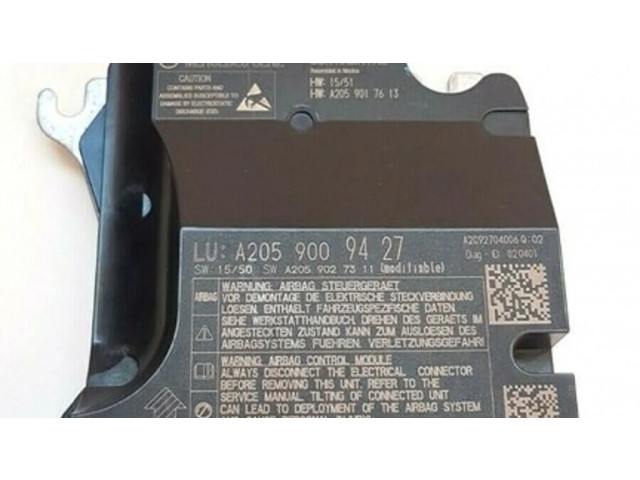 Блок управления надувных подушек