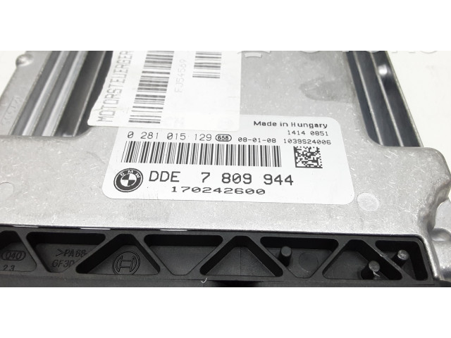 Комплект блоков управления 7809944, 0281015129 BMW 3 E90 E91