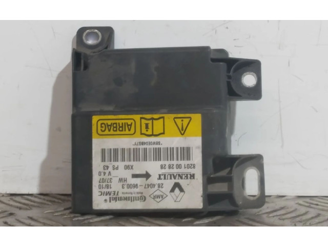 Блок подушек безопасности 8201002828, 28404796003 Dacia Sandero