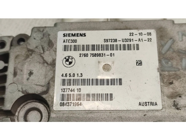 Блок управления редуктора коробки передач (раздатки) 7589831 BMW 3 E92 E93