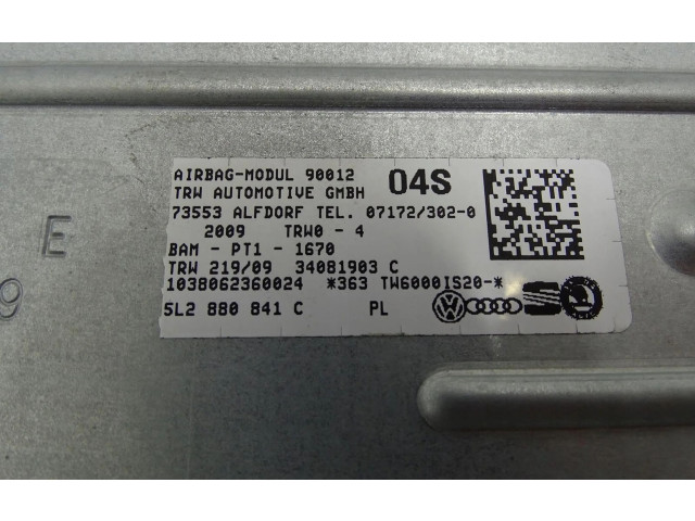 Подушка безопасности для колен 5L2880841C Skoda Yeti (5L)