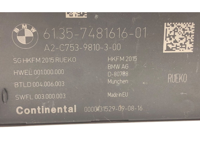 Блок управления 7481616   BMW 4 F36 Gran coupe
