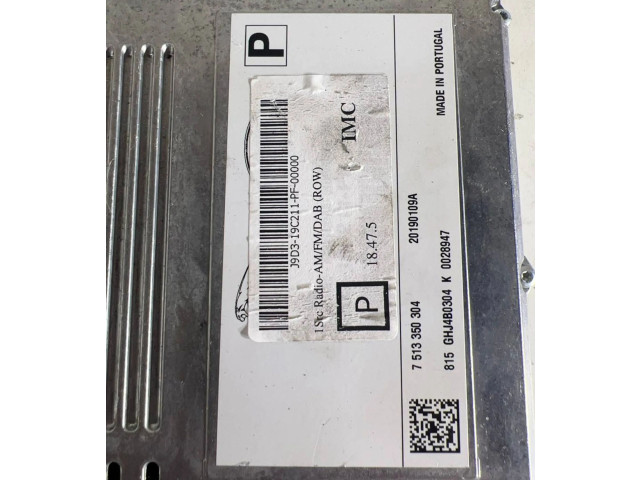 Радио/ проигрыватель CD/DVD / навигация J9D319C211PF Land Rover Discovery Sport