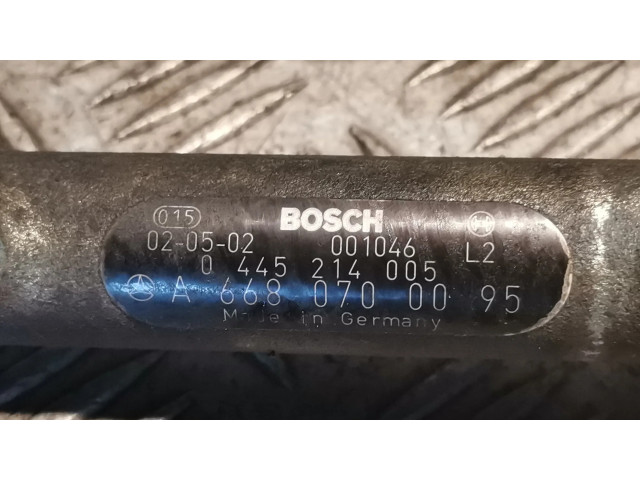 Vstřikovací lišta 6680700095, 6110780149 Mercedes-Benz A W168 pro naftový motor 1.7 OM 668.942