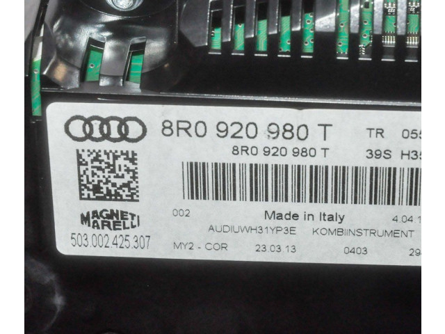 Панель приборов 8R0920980T Audi Q5 SQ5