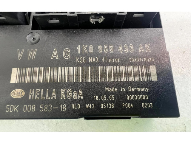 Блок комфорта 1K0959433AK, 00030000 Volkswagen Golf Plus