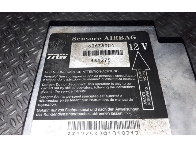 Блок подушек безопасности 60678004 Alfa Romeo 166