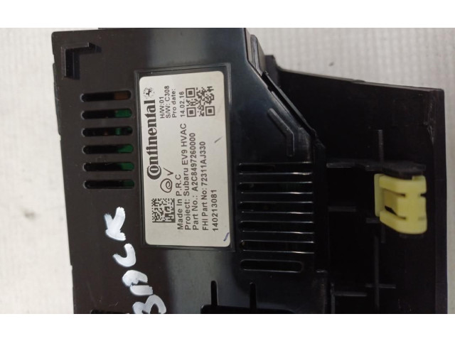 Блок управления климат-контролем 72411aj330   Subaru Outback