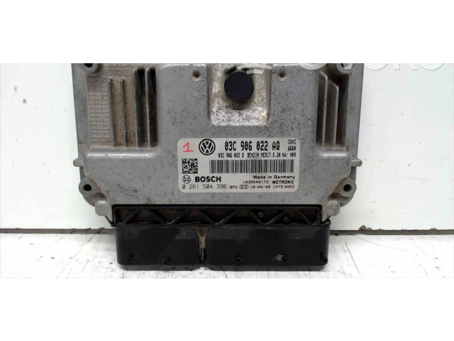 Блок управления двигателем ECU 03C906022AQ Seat Altea XL