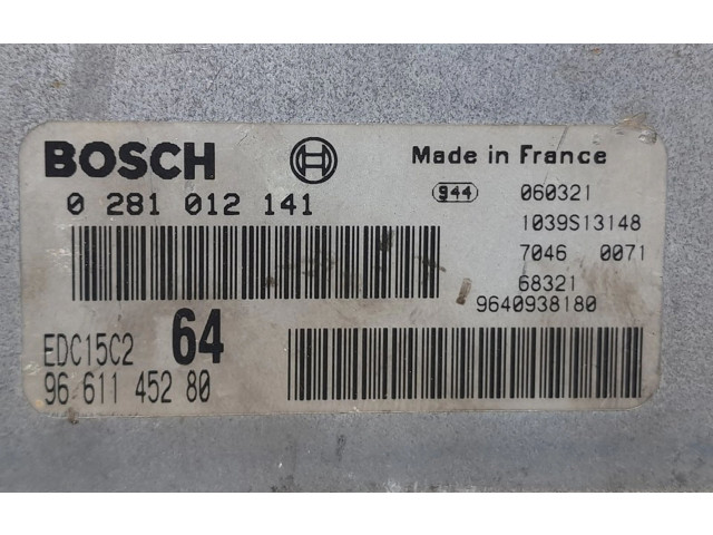 Блок управления двигателя 9661145280, 164060   Citroen C8