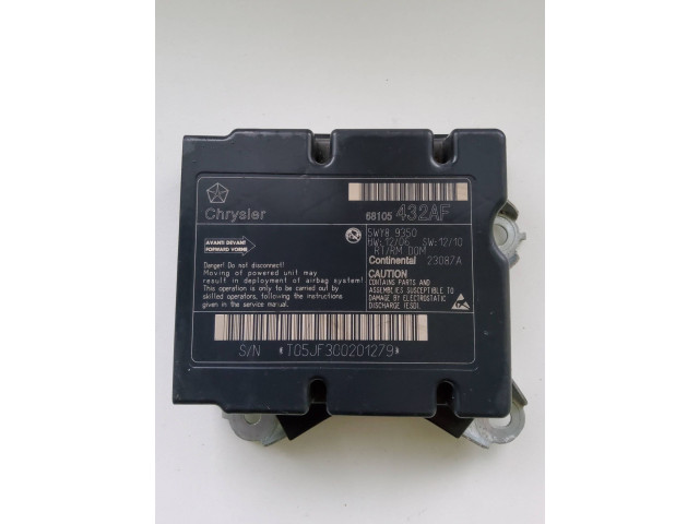 Блок подушек безопасности 68105432AF, 5WY89350   Chrysler Town & Country V