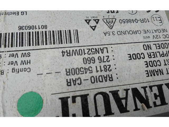 Дисплей    281154500R   Renault Clio IV