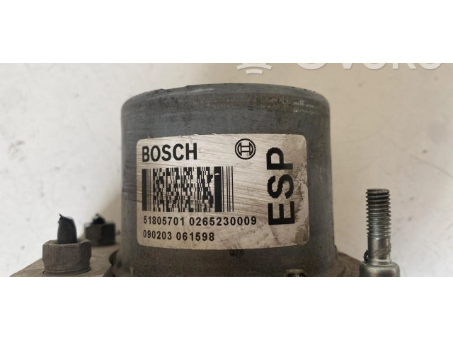 Pojistková skříňka Блок ABS 0265230009, 0265230009 Lancia Musa 2010