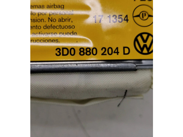 Подушка безопасности пассажира 3D0880204D, 09117930 Volkswagen Phaeton