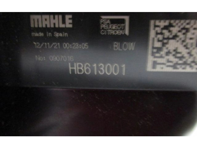 Вентилятор печки    9818270880   Citroen C3 Aircross