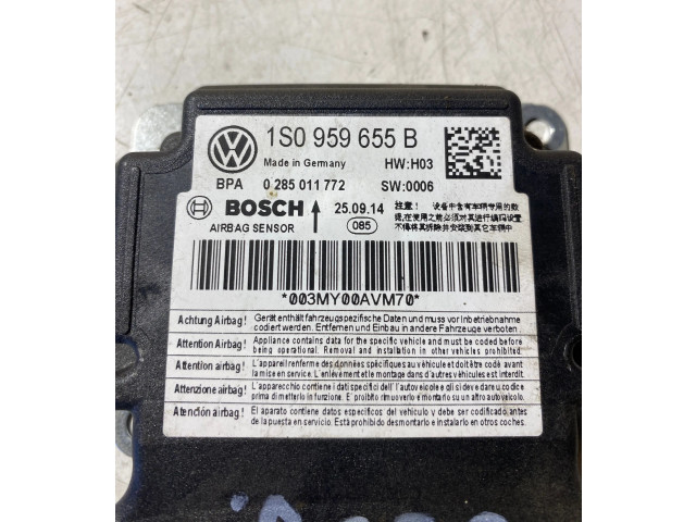 Блок подушек безопасности 1S0959655B, 0285011772 Skoda Citigo