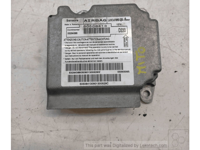 Блок подушек безопасности 50518368   Alfa Romeo Mito