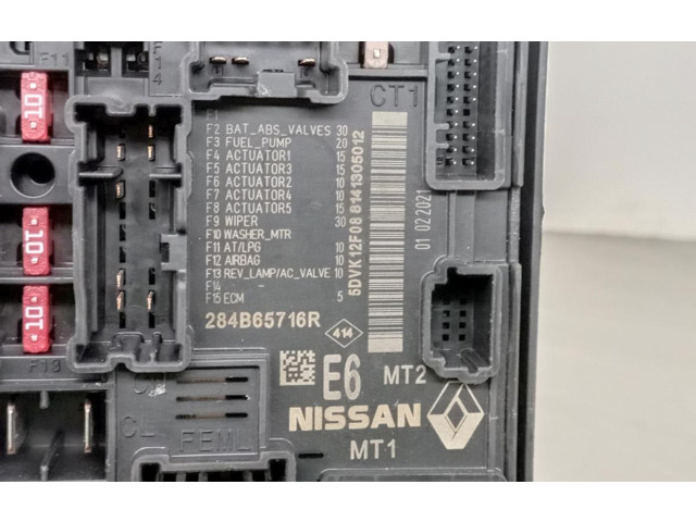 Блок комфорта 284B65716R, 5DVK12F08   Dacia Sandero   