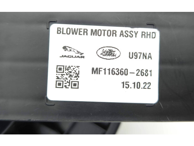 Вентилятор печки MF1163602681, U97NA Jaguar XE