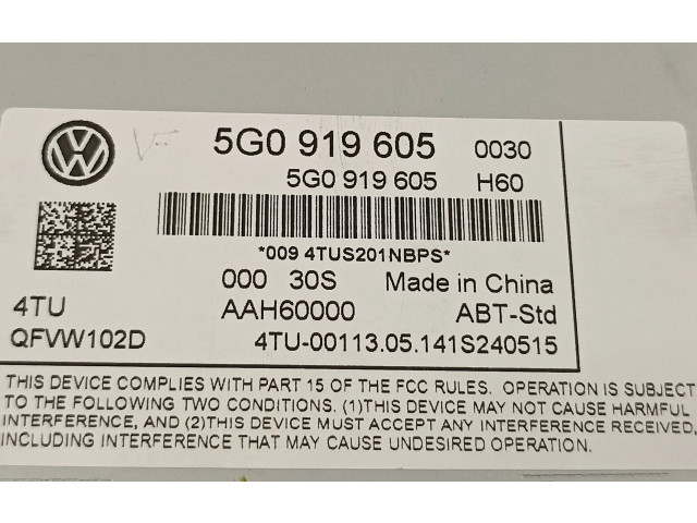 Дисплей    5G0919605   Volkswagen Golf SportWagen