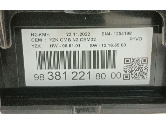 Панель приборов 9838122180, 769168350U   Opel Combo E       