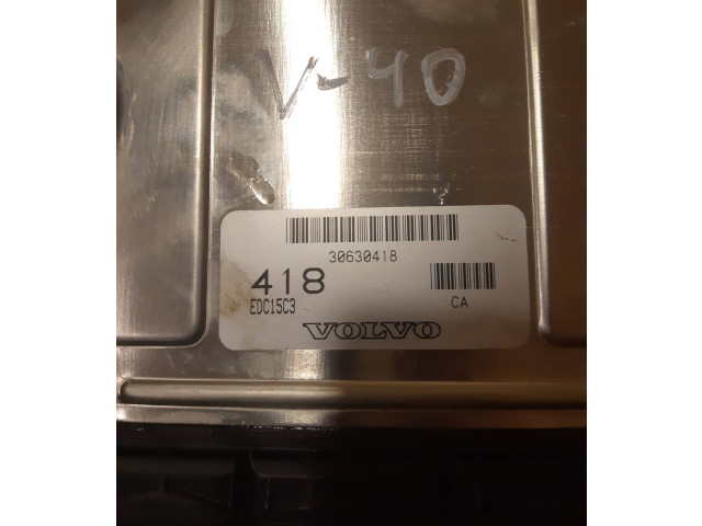 Блок управления двигателя 30630418, 0281011087 Volvo S40, V40