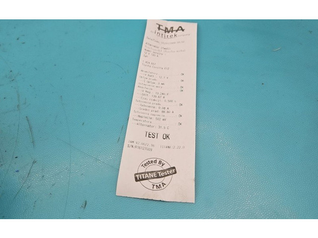 Turbodmychadlo Генератор 27060-33071, IMPRK1424657 Toyota Corolla E120 E130