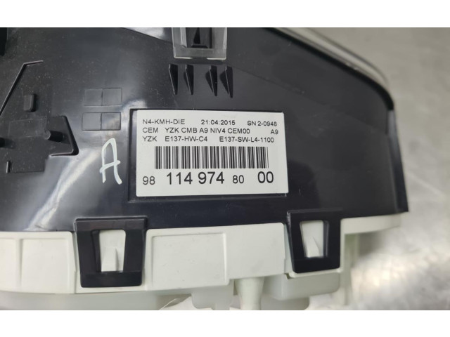 Панель приборов 9810204880, 0850844 Peugeot 2008 I