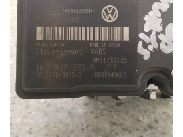 Блок АБС 1K0907379P, 00009496E5   Skoda  Octavia Mk2 (1Z)  2004 - 2013 года