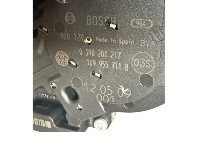 Моторчик заднего дворника 1K9955711B, 0390201217    Skoda Octavia Mk2 (1Z)