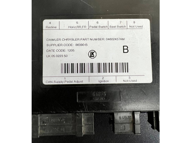 Блок комфорта 04602437AM, LK05022350 Jeep Grand Cherokee (WK)