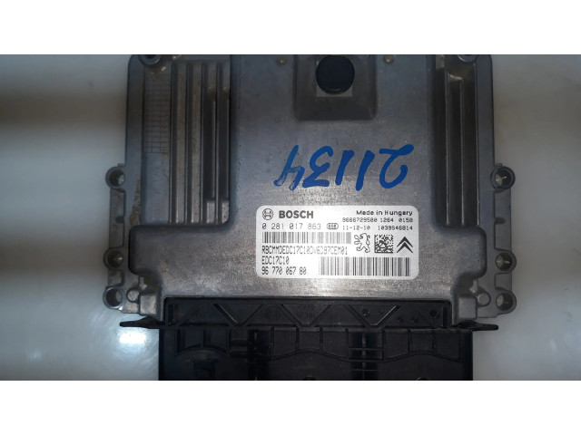 Řídící jednotka 9677006780 Citroen Berlingo 1963