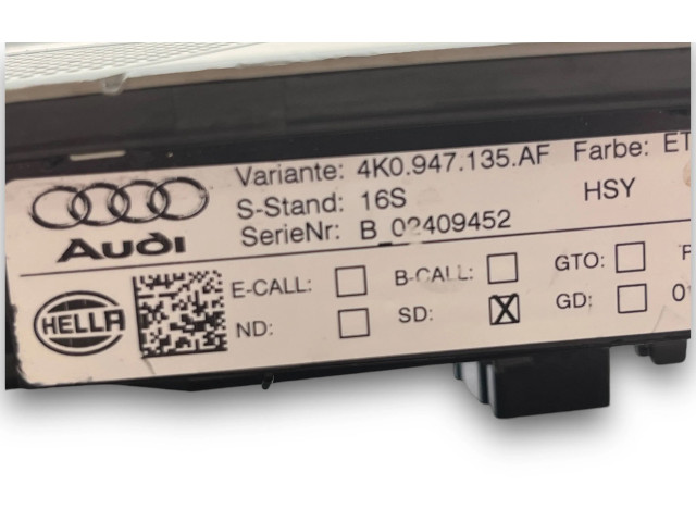 Блок комфорта S2519, 4K0947135AF   Audi A6 S6 C8 4K   