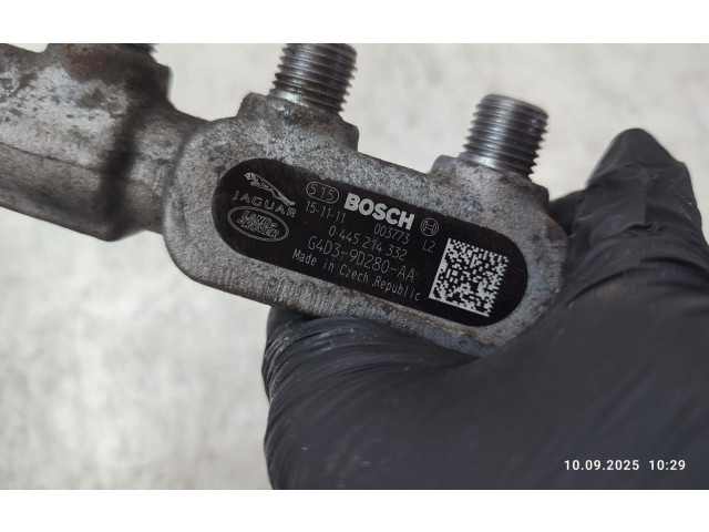 Топливная рампа G4D39D280AA, 0445214332 Jaguar XF X260 для двигателя 204DTD