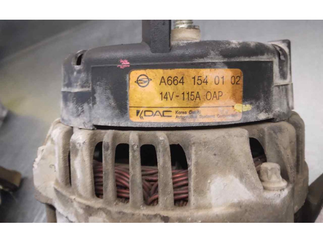 Генератор A6641540102 SsangYong Actyon