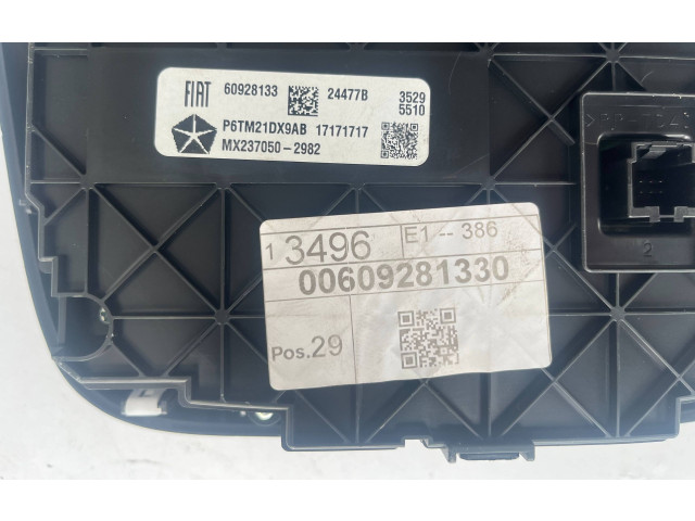 Блок управления климат-контролем 00609281330, 60928133   Jeep Compass