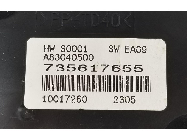 Блок управления климат-контролем 735617655 Fiat Doblo