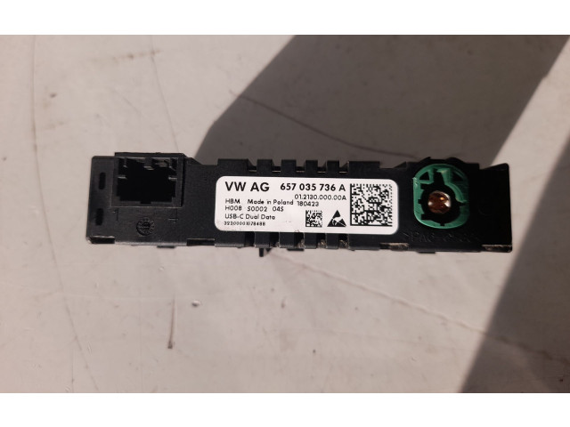 Блок управления 657035736A Skoda Octavia Mk4