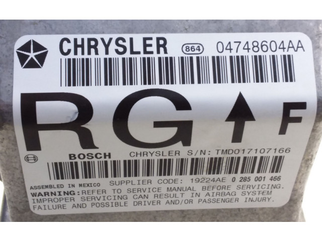 Блок подушек безопасности 04748604AA, 0285001466   Chrysler Voyager