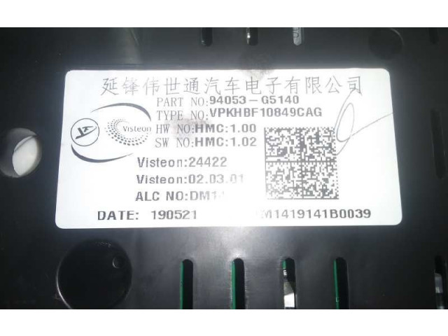 Панель приборов 94053G5140   KIA Niro       