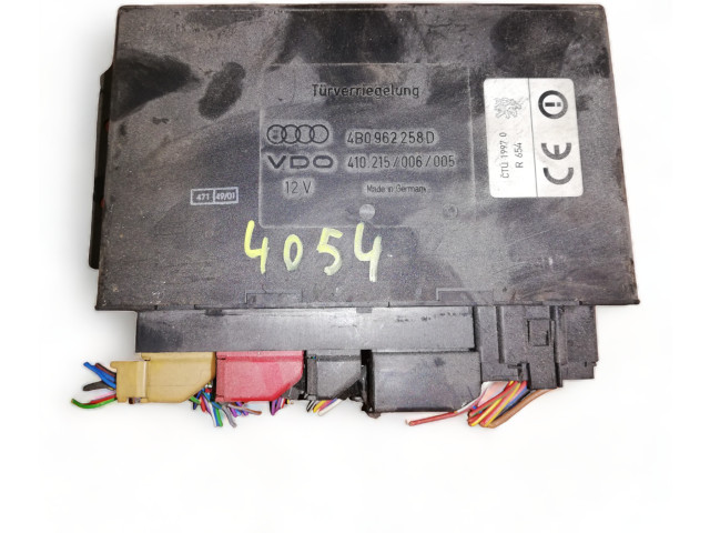 Блок комфорта 4B0962258D, 4B0962258D   Audi A6 S6 C5 4B   