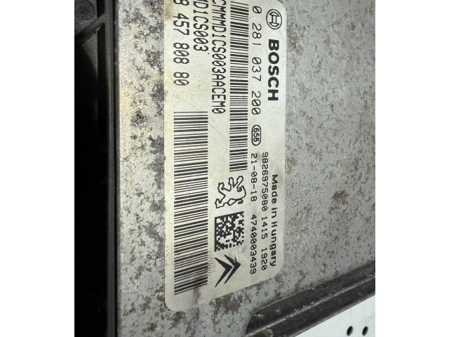 Блок управления двигателя 0281037200, 9845780880   Opel Combo E