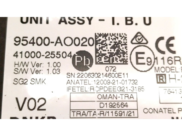 Блок управления 95400-AO020 KIA Niro