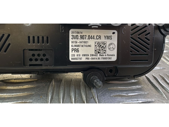 Блок управления климат-контролем 3V0907044CR Skoda Superb B8 (3V)