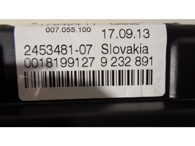 Панель приборов 9325623, 6210932562301   BMW 1 F20 F21       