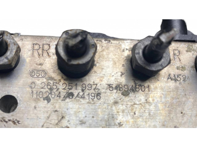 Jednotka ABS 51894801, 0265251997   Fiat Punto (188) 2007