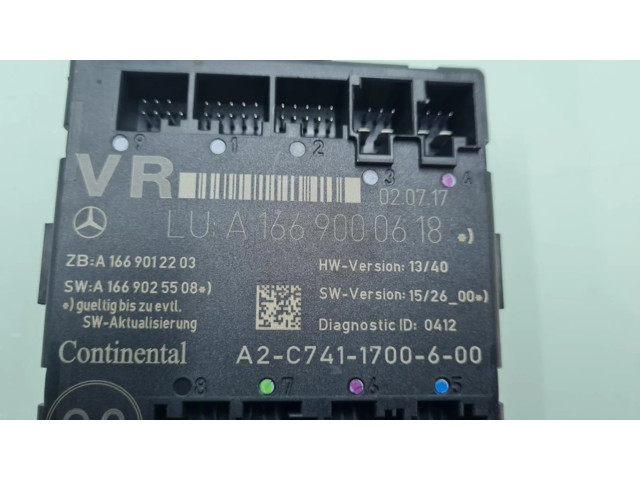 Řídící jednotka A1669000618, MODULOELECTRONICO Mercedes-Benz A W176 2017