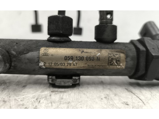 Топливная рампа 059130090N Audi A6 S6 C6 4F для двигателя BMK