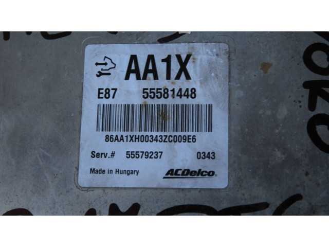 Блок управления двигателя 55579237, 55581448   Opel Meriva B